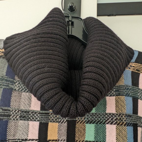 Anthropologie Aldomartins Gracie Plaid Cowl Neck Turtleneck Poncho SIZE L - Picture 12 of 16